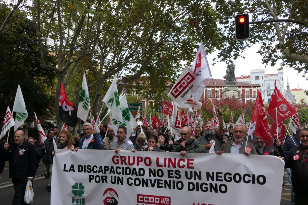 Grupo lince, manifestación