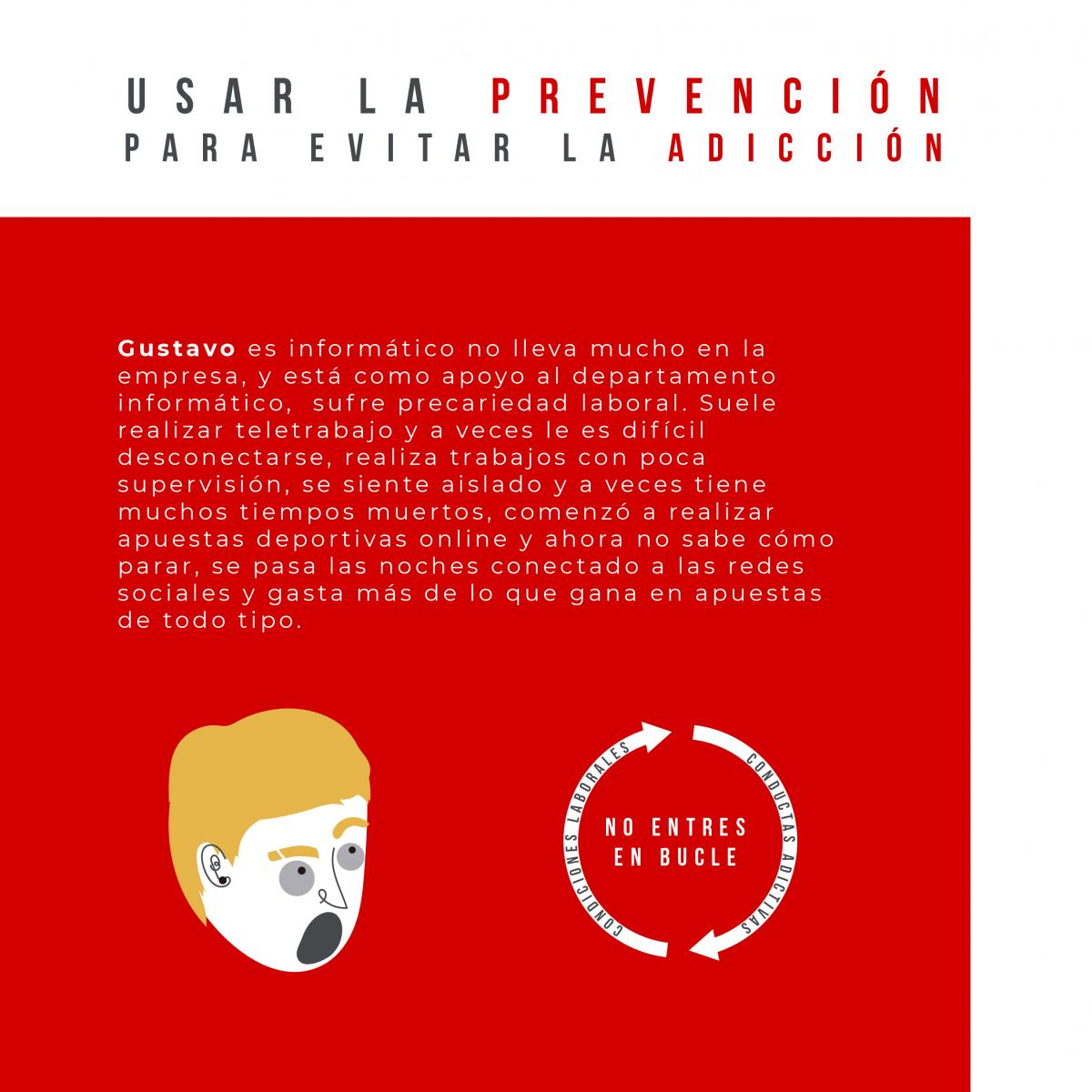 Campaña "Usar la prevención para evitar la adicción" TIC Facebook 2