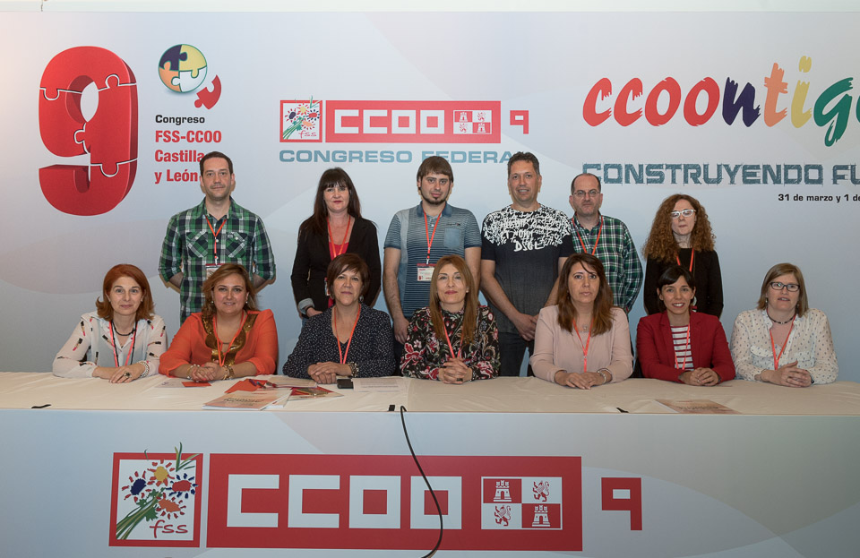 Ejecutiva 9º Congreso FSC-CCOO Castilla y León