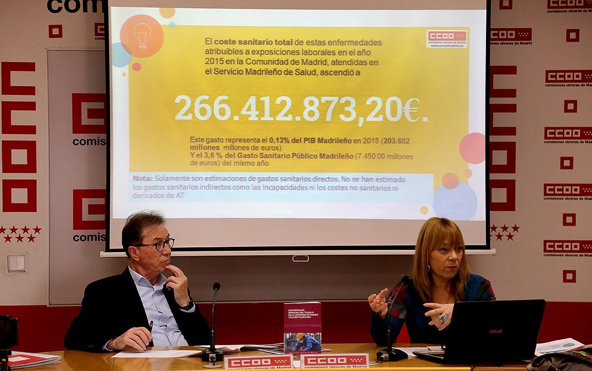 Presentacin informe sobre coste de las enfermedades profesionales en la Comunidad de Madrid