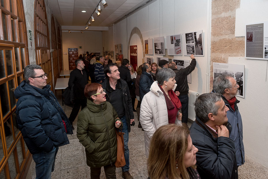 Inauguración en Zamora de la Exposición conmemorativa "40 años de CCOO"