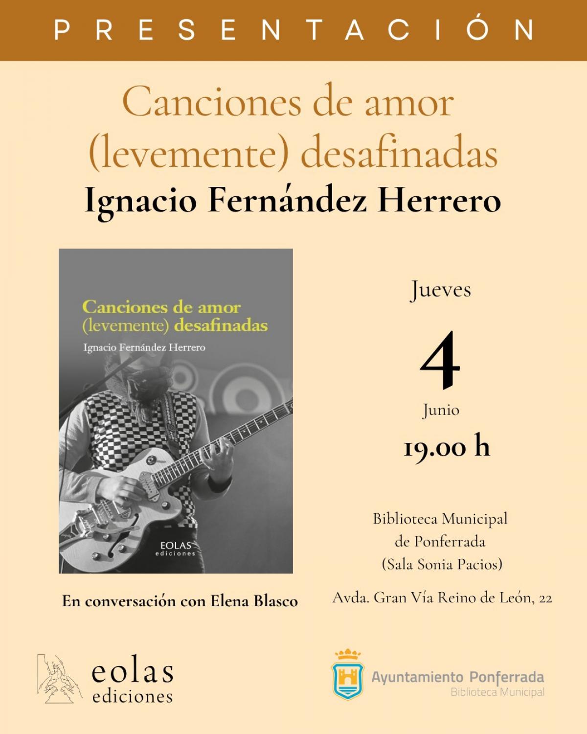 Cartel presentación libro