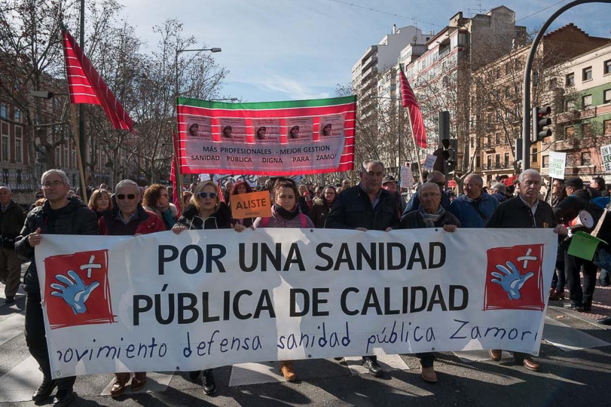 26-01-2019 Manifestación por la sanidad pública en Valladolid