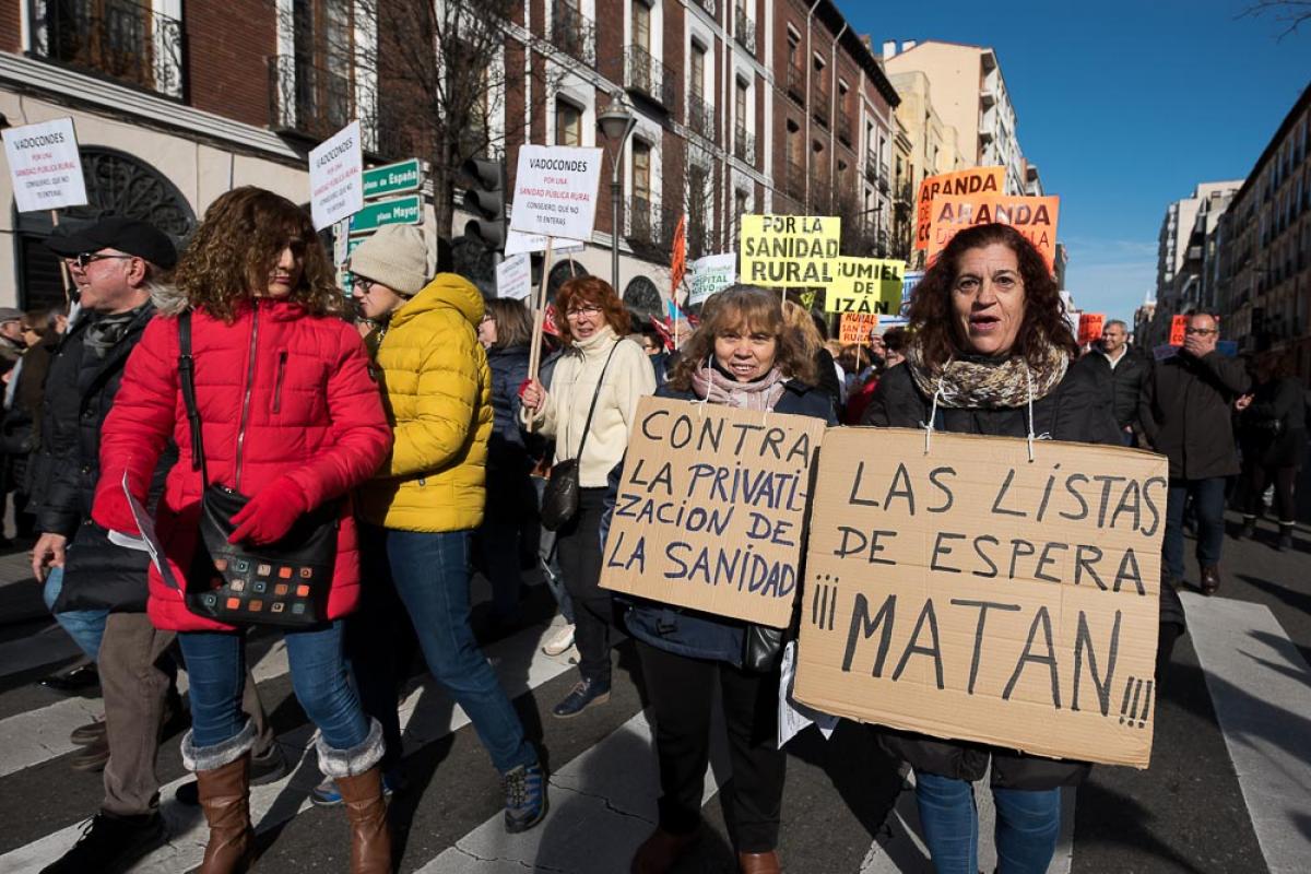 26-01-2019 Manifestacin por la sanidad pblica en Valladolid