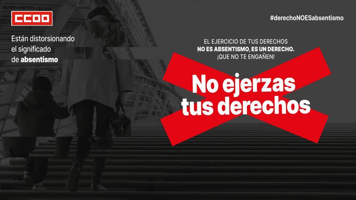 Cartel de CCOO