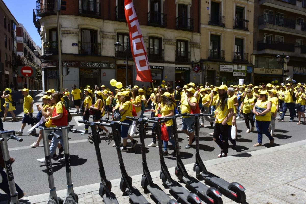 Manifestacin en Madrid.