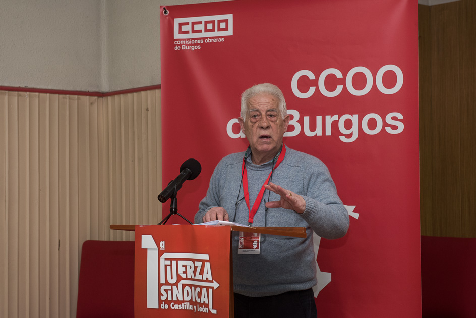 Intervenciones en el Congreso de CCOO de Burgos