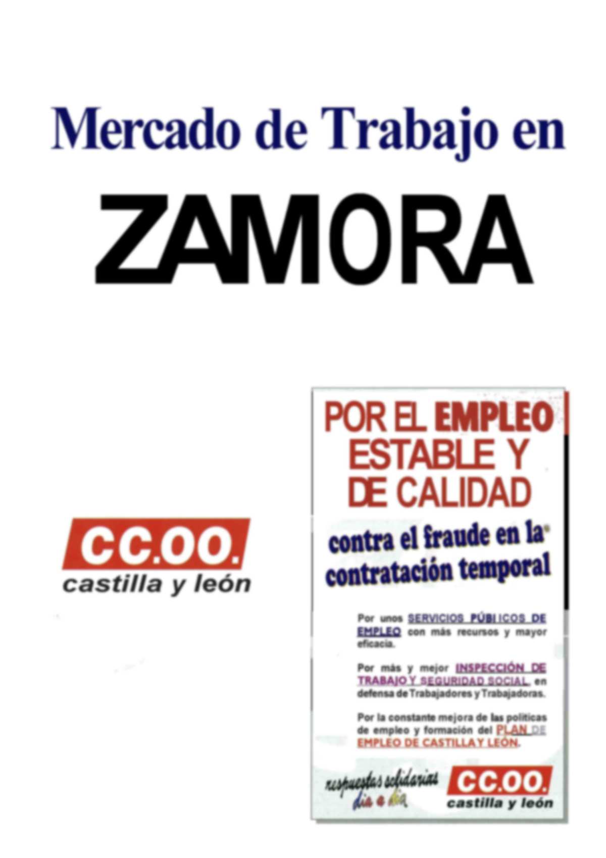 En estos informes de las 9 provincias que componen la Comunidad de Castilla y León, se analizan las principales magnitudes del mercado laboral en la provincias durante el año 2005: Actividad, Ocupació