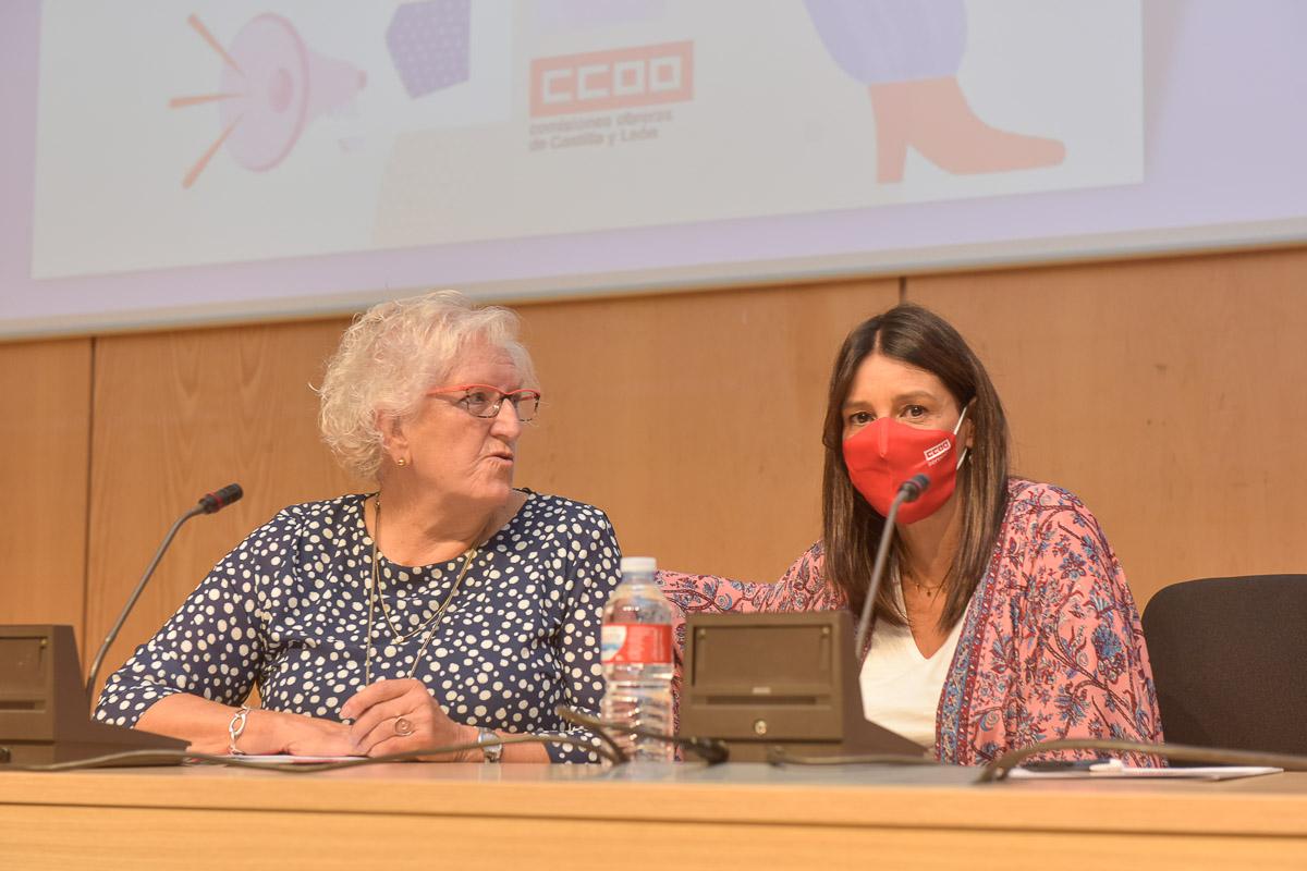 Intervención de María Antonia Sanz en nombre de las sindicalistas homenajeadas
